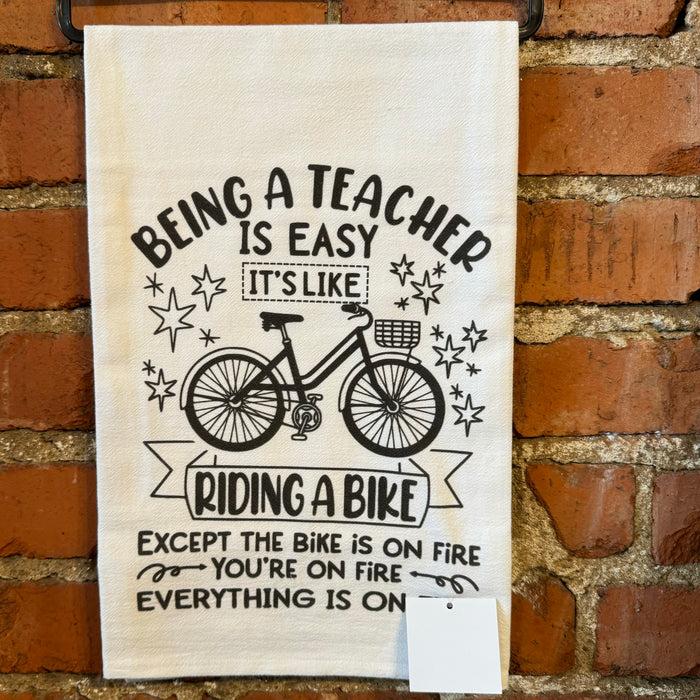 Being A Teacher Is Easy- Kitchen Towel