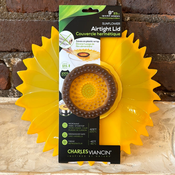 Airtight Silicone Sunflower 9" Lid - Charles Viancin