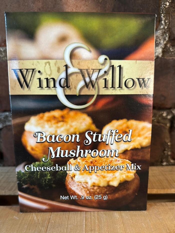Bacon Stuffed Mushroom Cheeseball Mix - Wind & Willow