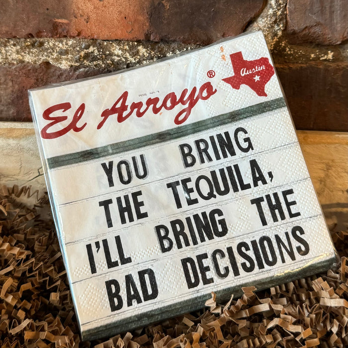 Bad Decisions - Arroyo Cocktail Napkins