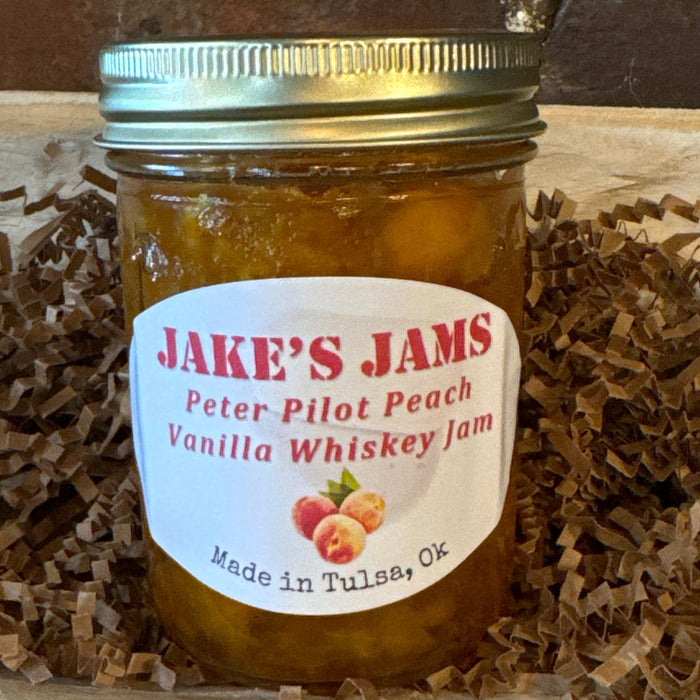 Peach Vanilla Whiskey Jam