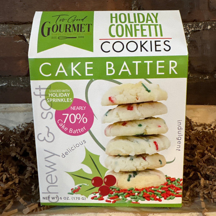 Holiday Cake Batter Cookies