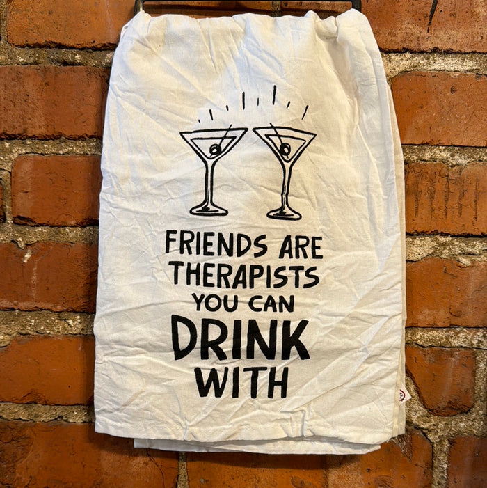 Friends Are Therapists - Kitchen Towel