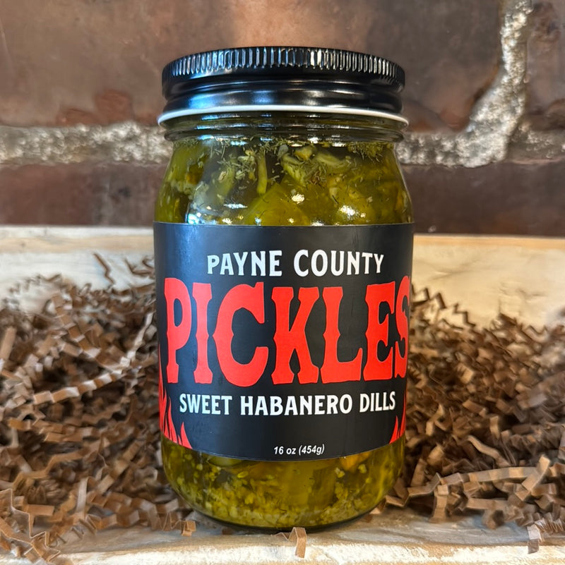 Payne County Sweet Habanero Dill Pickles-Made in Oklahoma