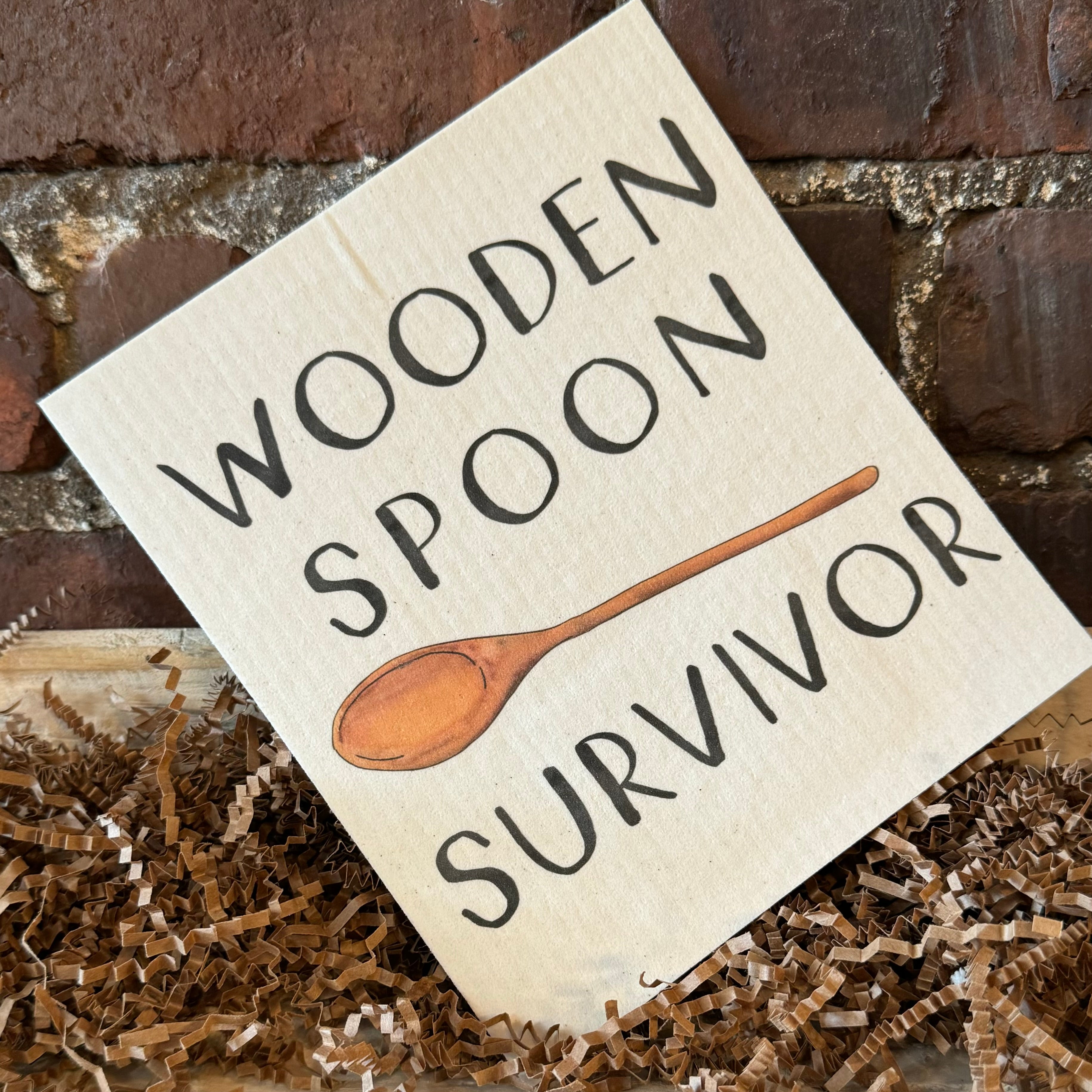 Wooden Spoon Survivor-Swedish Dish Towel