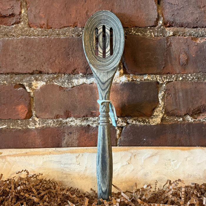 12" Slotted Spoon - Pakka Black