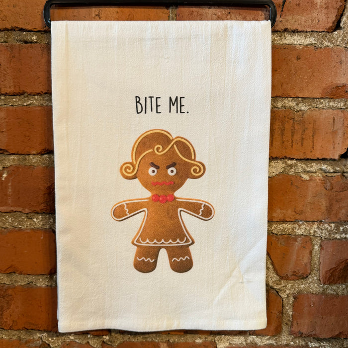 Bite Me - Christmas Kitchen Towel