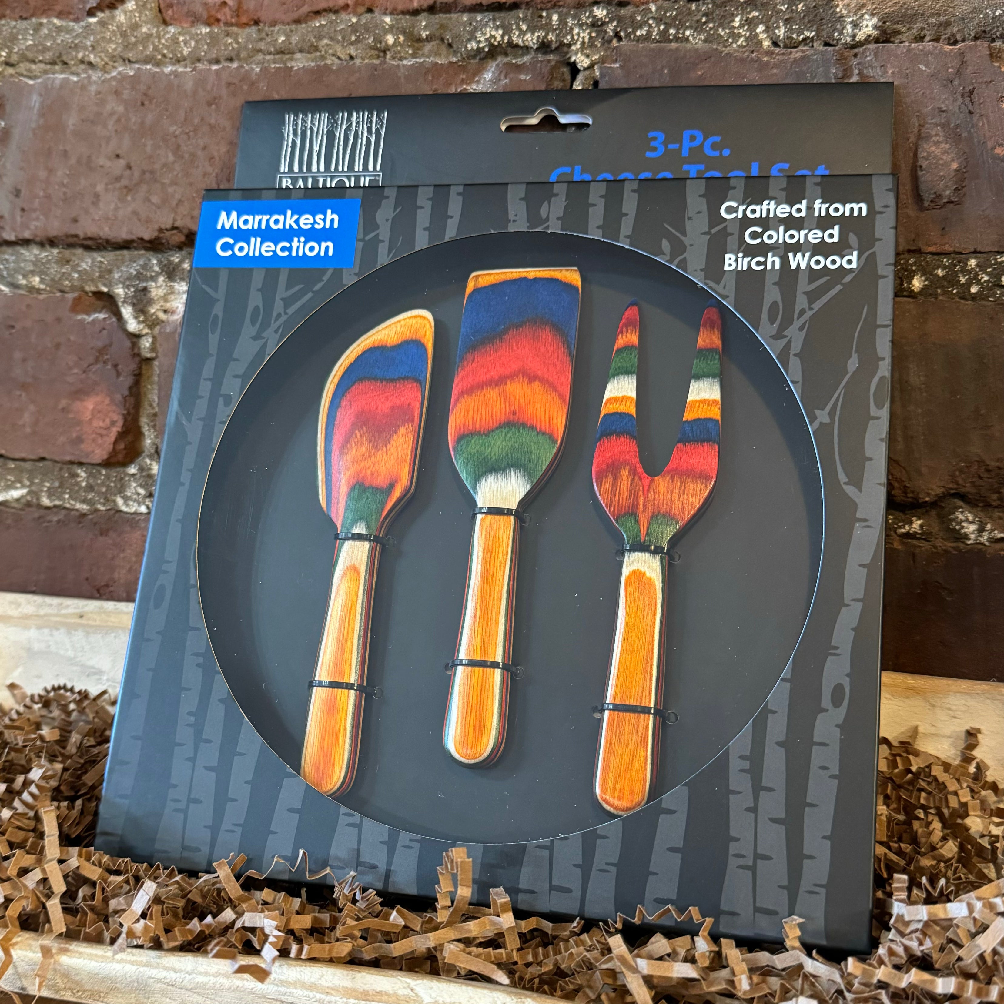 Baltique Marrakesh 3-Piece Cheese Tool Kit
