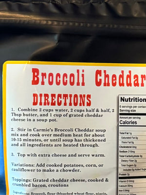 Broccoli Cheddar Soup Mix