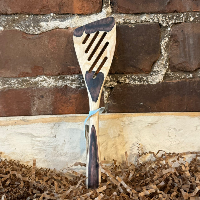 8" Mini Slotted Spatula -Natural