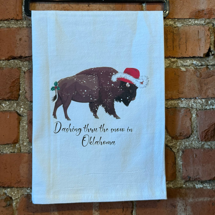 Dashing Through The Snow - Kitchen Towel