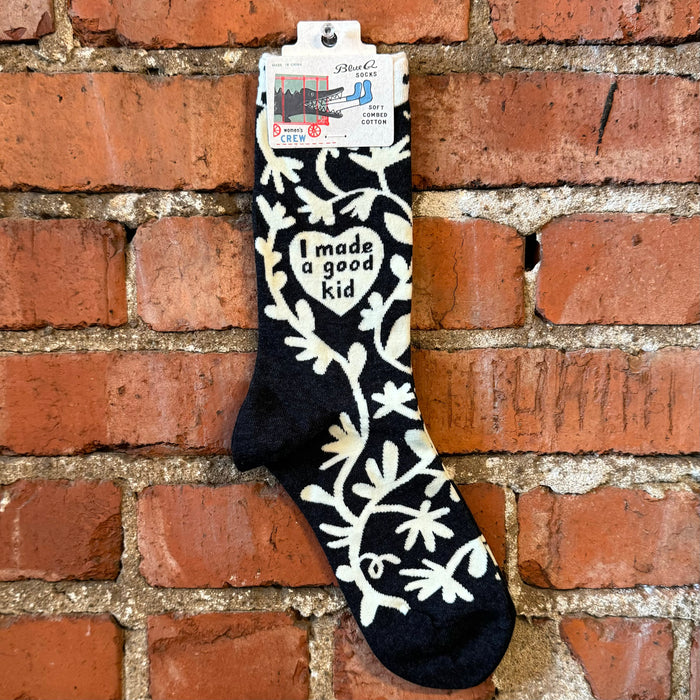 I Made A Good Kid-Womens Crew Sock