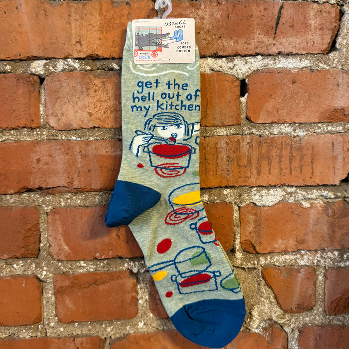 Get The Hell Out-Womens Crew Sock