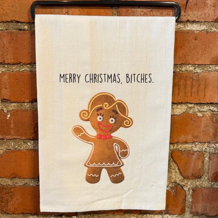 Merry Christmas Bitches - Kitchen Towel