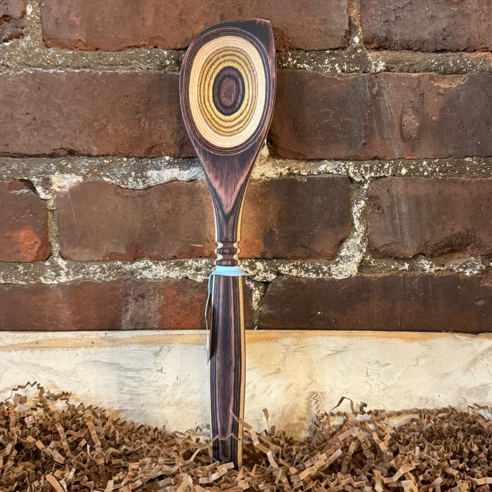 12" Wooden Corner Spoon -Natural