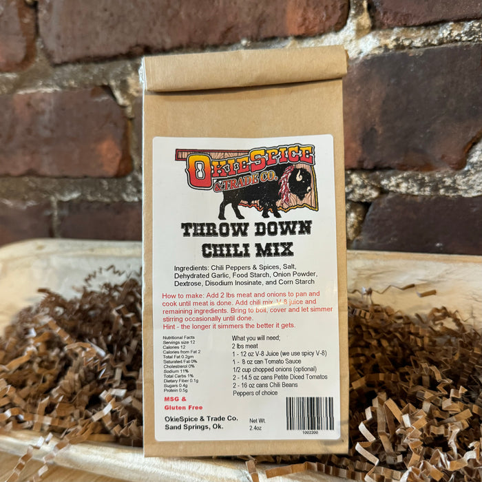 Throw Down Chili Mix - OkieSpice Mixes