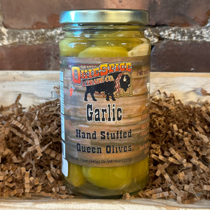 Garlic Stuffed Queen Olives