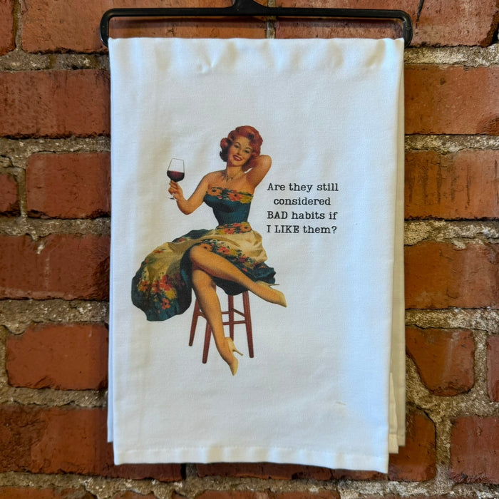 Bad Habits-Kitchen Towel