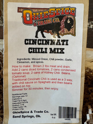 Cincinnati Chili Mix - OkieSpice Mixes