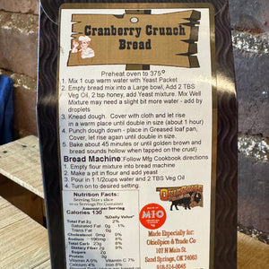 Cranberry Crunch Bread - OkieSpice Bread Mixes