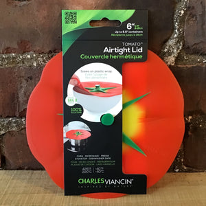 Airtight Silicone Tomato 6" Lid - Charles Viancin