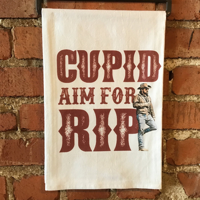 Cupid Aim For RIP - Valentine's Kitchen Towel