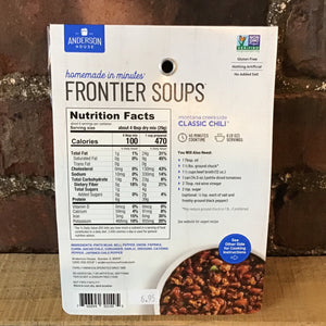 Classic “Montana Creekside” Chili Mix - Frontier Soups