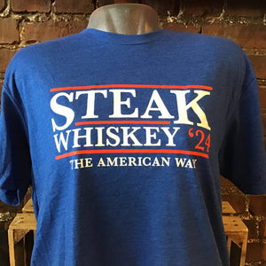 Steak & Whiskey '24 T-Shirt - Grill Your Ass Off