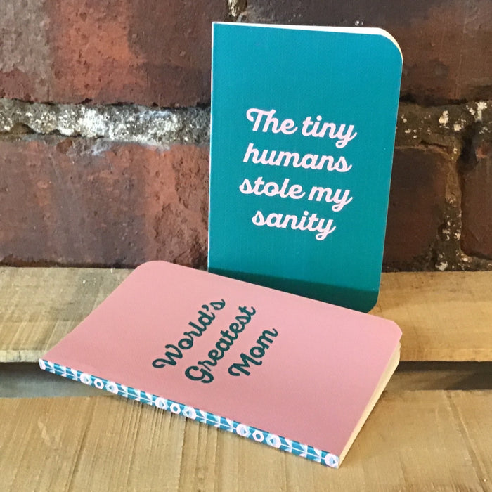 Tiny Humans / Greatest Mom - Pocket Notebook Set
