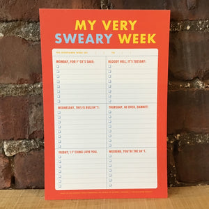My Very Sweary Week (Notepad)