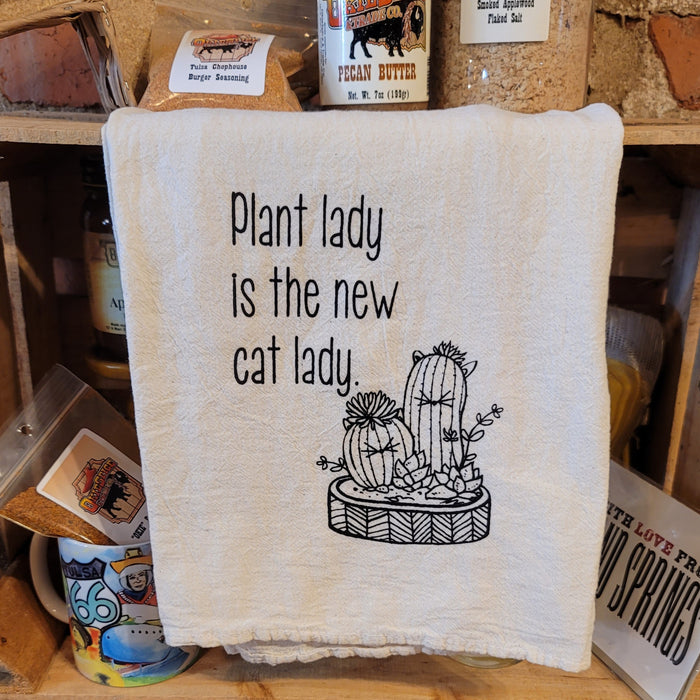 Plant Lady is the new Cat Lady - Kitchen Towel