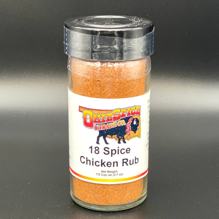 18 Spice Chicken Rub - OkieSpice Jarred Spices
