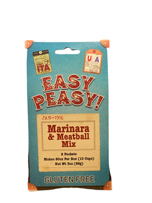 Easy Peasy! Marinara and Meatball Mix