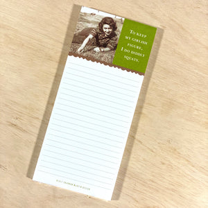 Diddly Squats List Pad