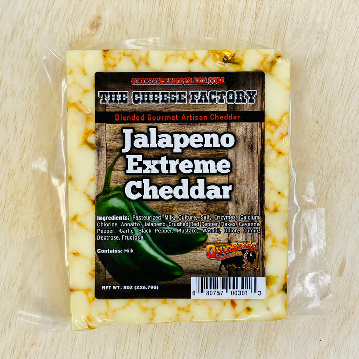 OkieSpice Artisan Cheese - Jalapeno Extreme Cheddar