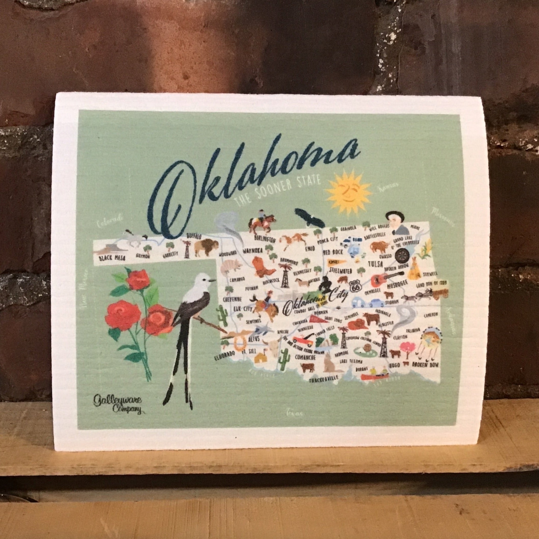 Oklahoma Swedish Towel - Thumbnail 2
