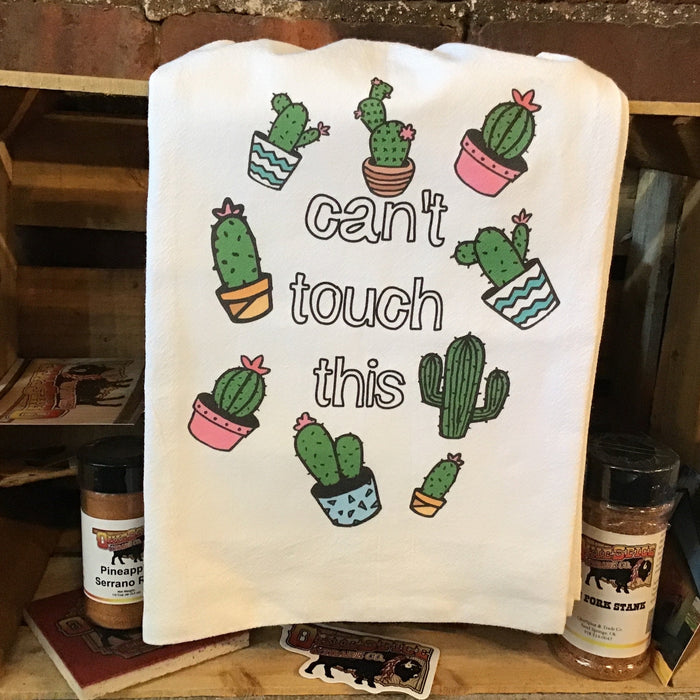 Cant Touch This - Cactus Kitchen towel