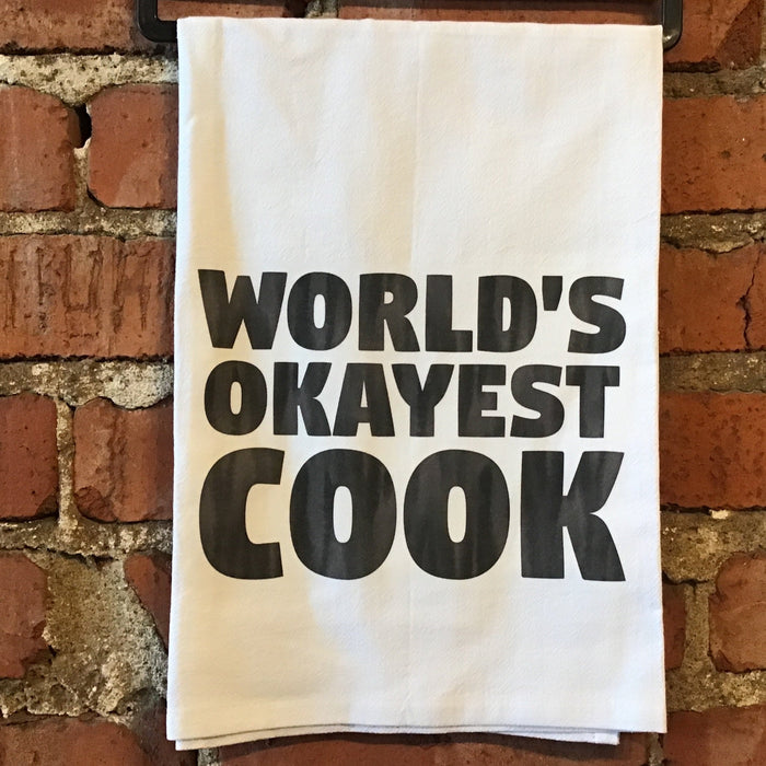 World's Okayest Cook - Kitchen Towel