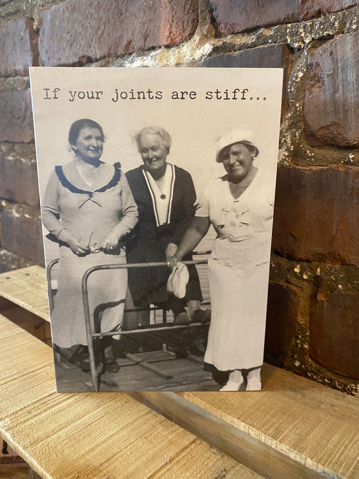 If Your Joints Are Stiff Card